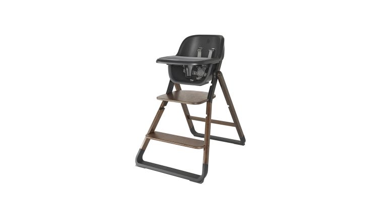 Black and wood high hot sale chair